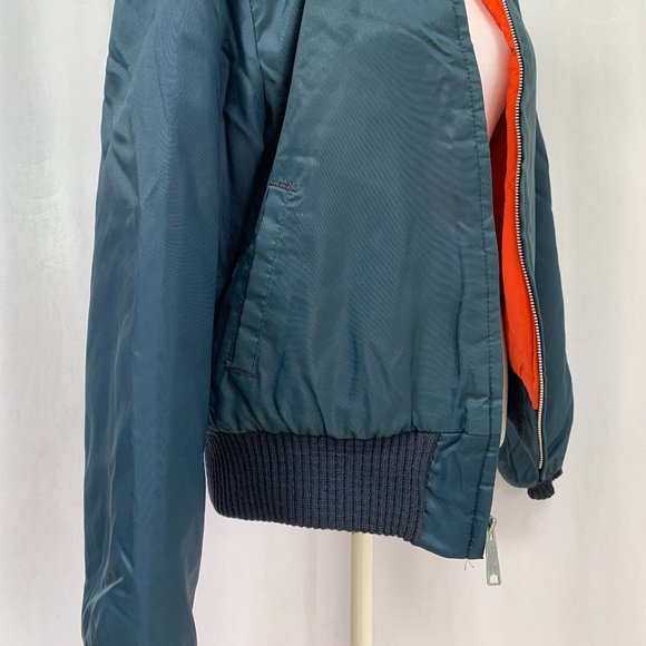 Vintage 70s Wide Collar Bomber Jacket Unisex - Picture 4 of 12